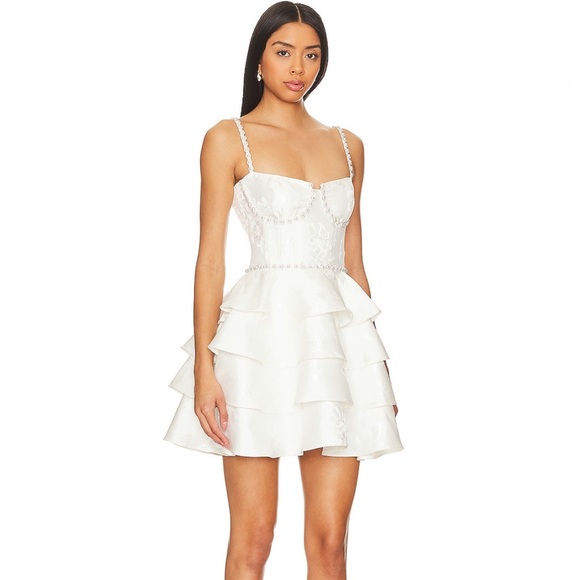 V Chapman Luciana Corset Mini Dress size 4 - WORN ONCE - Picture 2 of 7